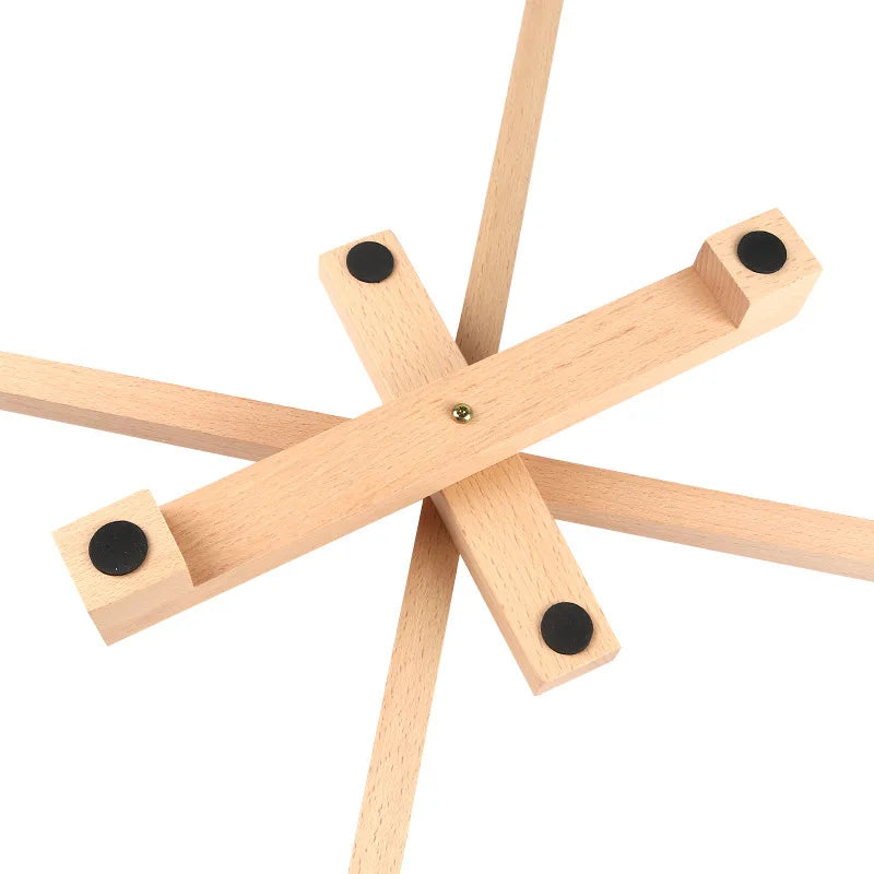 1 PCs Wooden Swift Yarn Winder String Wool Winder Holder Umbrella Hand-Operated Knitting Needle Yarn Craft Skein Winder Tools