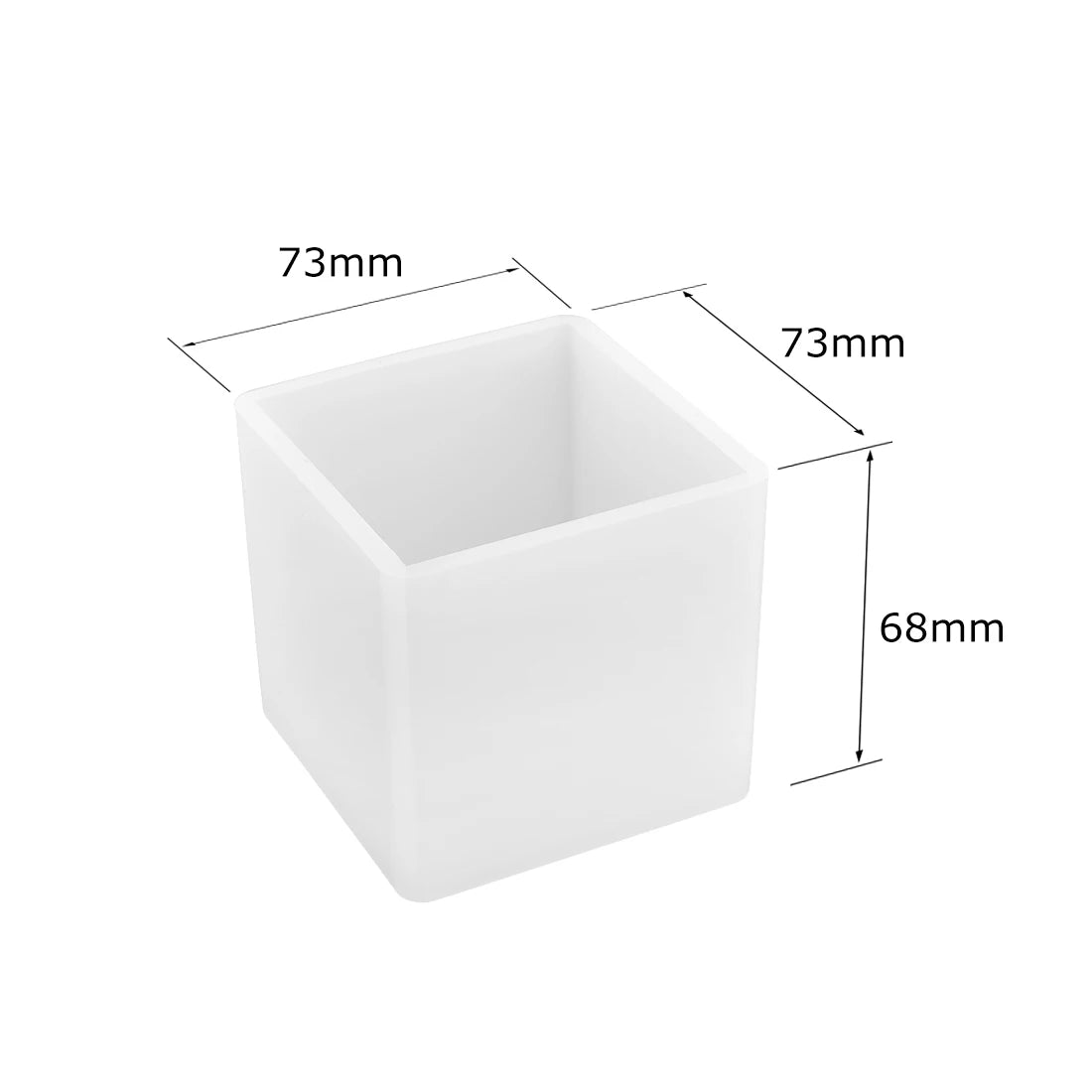 Cuboid Cube Resin Mold Crystal Epoxy Resin Silicone Mold DIY Jewelry Pendant Candle Mold Square Rectangular Sphere Casting Craft
