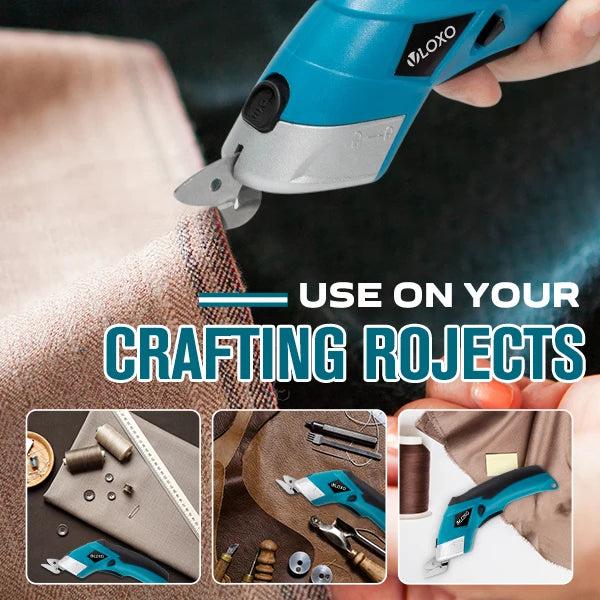 Multipurpose Cordless Tailor Sewing Paper Cutting Fabric Electric Scissors