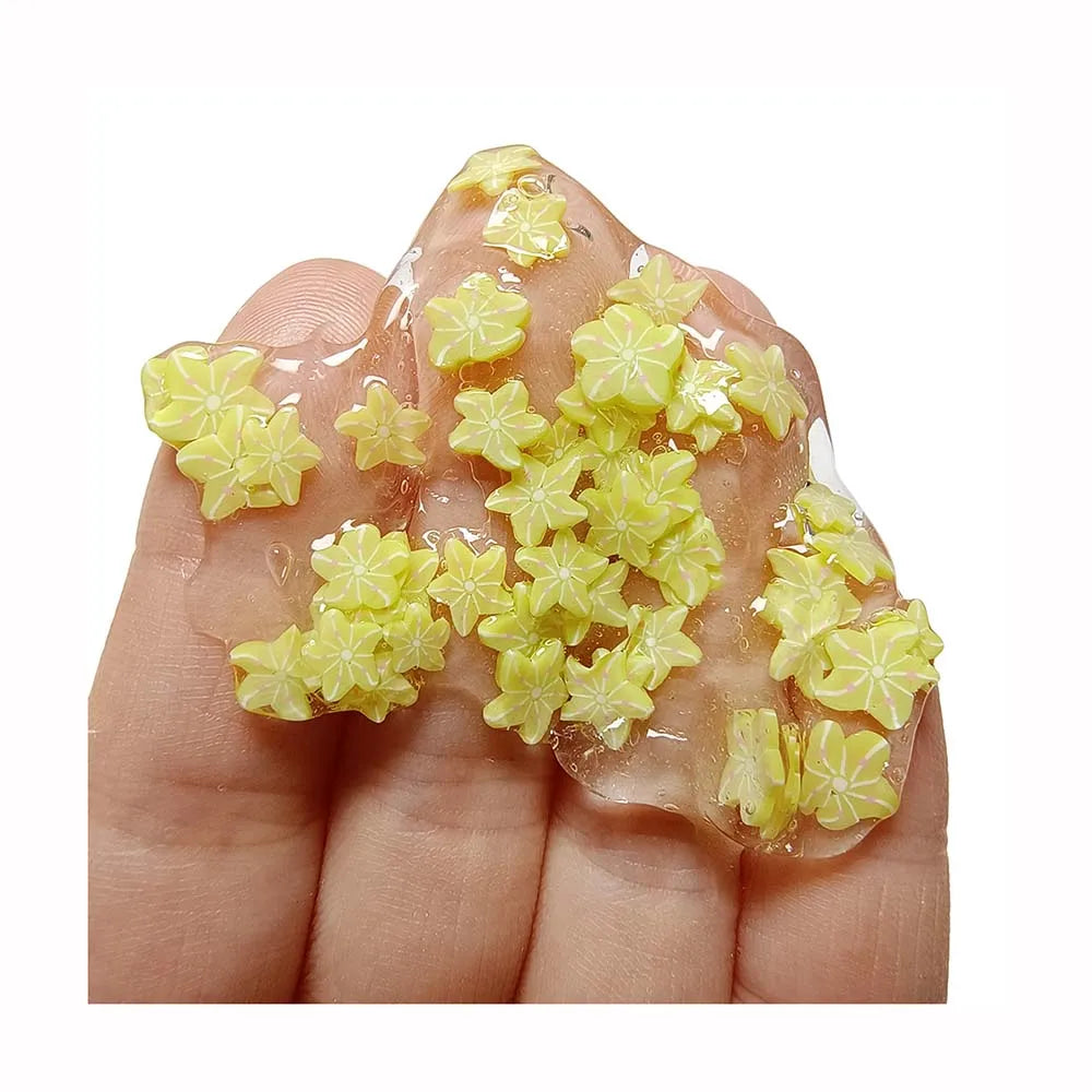 Simulation Polymer Clay Carambola Sprinkle Fruit Pieces for Scrapbook Phone Shell Ornament Nail Art Stickers