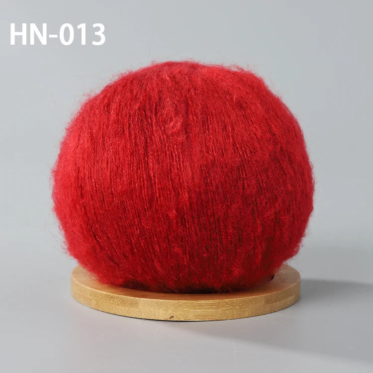 250g Crochet Mohair Yarn For Knitting Sweater Shawl Skin-Friendly Baby Wool Lace Thread ilos para tejer dedelgado Yarns 5pcs