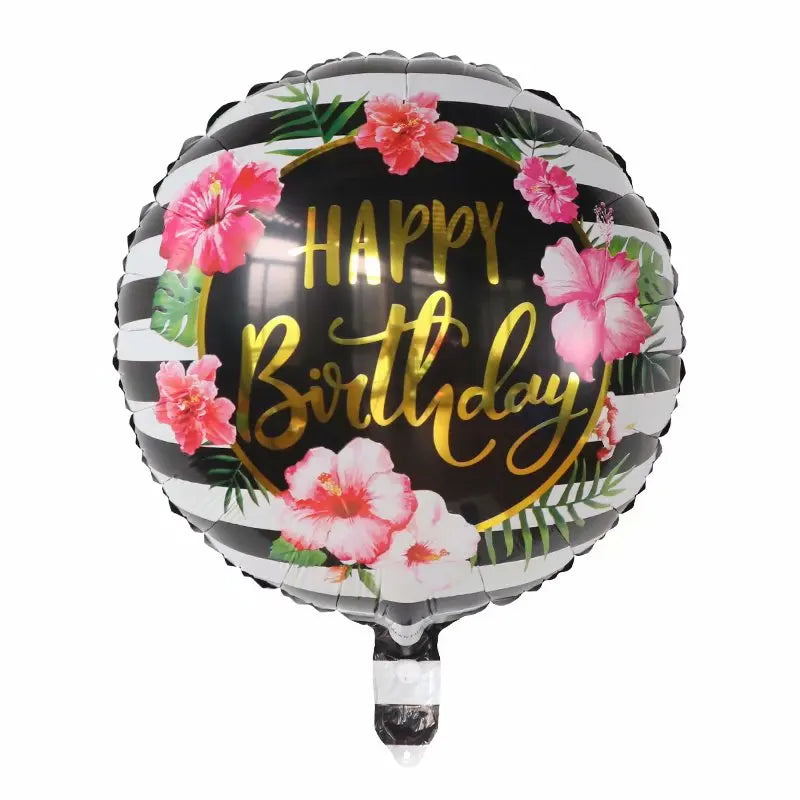 10pcs 18inch Happy Birthday Balloons Baby Shower Balloon Happy Birthday Party Decoration Foil Globos