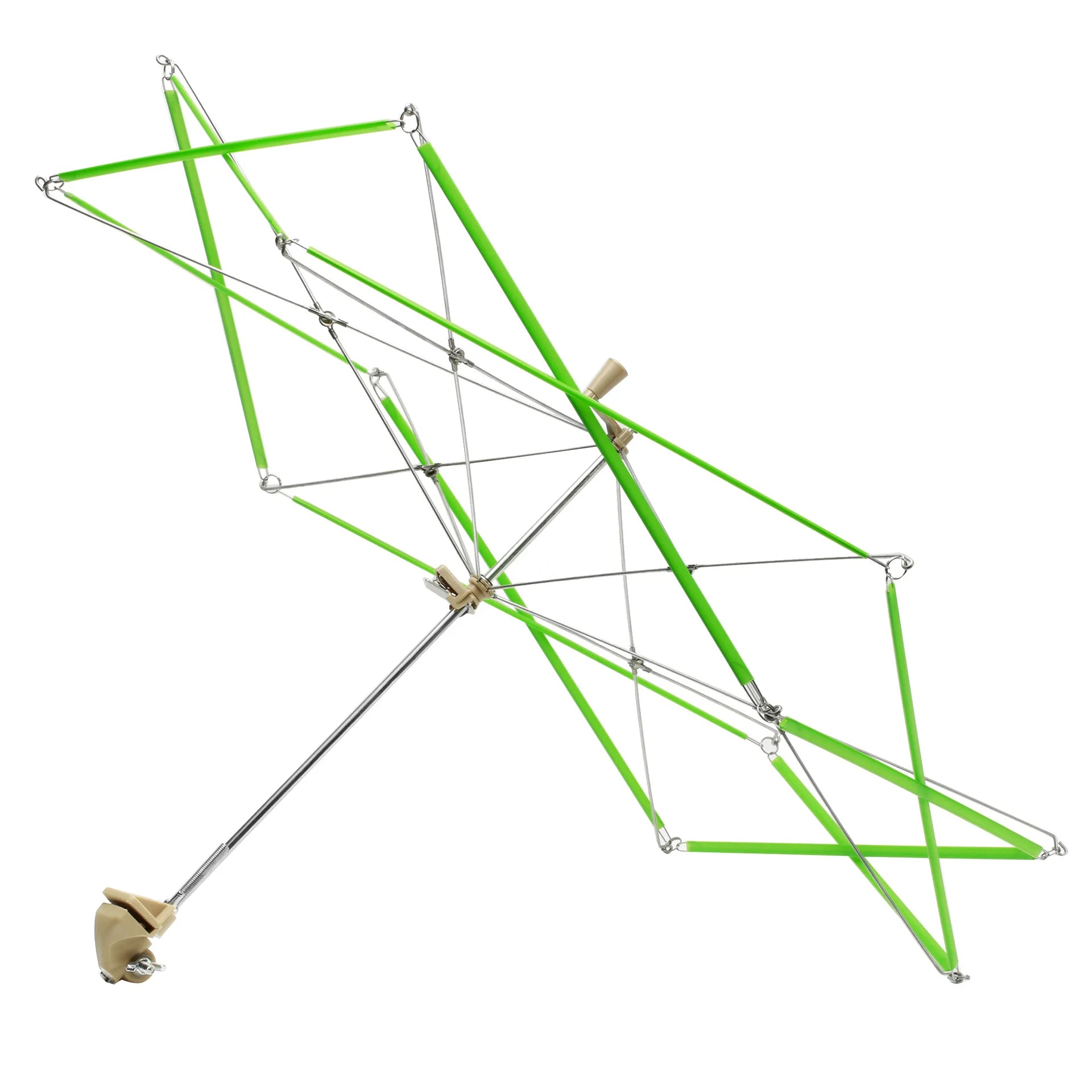 Hand-Operated Patchwork Thread Winder Knitting Umbrella Swift Wool Yarn String Winder Holder for Crochet And Stitch Craft