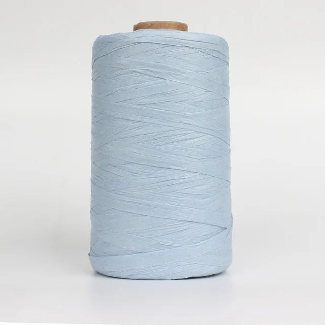 280-300 Meters Raffia Yarn For Hand Knitting Summer Raffia Straw Hats Bags Crochet Yarn Handmade Craft Knit Yarn Thread 24 Color