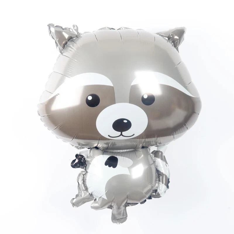 Cartoon Animal panda Balloons Hedgehog fox Squirrel Raccoon birthday party home decoration kids inflatable toys Baby Shower