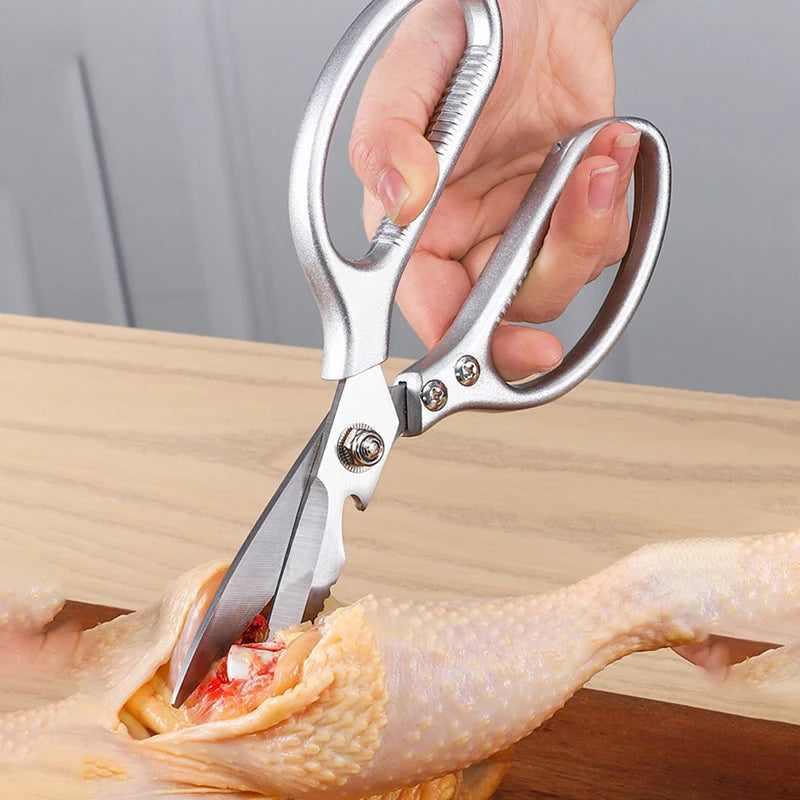 XITUO Stainless Steel Kitchen Strong Scissors Cut Chicken and Duck Bones Chef Professional Practical Scissors Kitchen Essentials