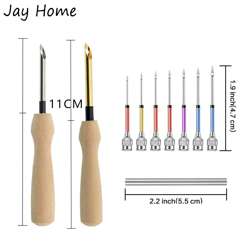 Embroidery Stitching Punch Needle Poking Cross Stitch Tools Knitting Needle Art Handmaking Sewing Needles DIY Sewing Accessories