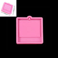 Photo Frame Epoxy Resin Mold Keychains Charms Pendant Silicone Mould For DIY Epoxy Resin Molds Crafts Jewelry Making Accessories