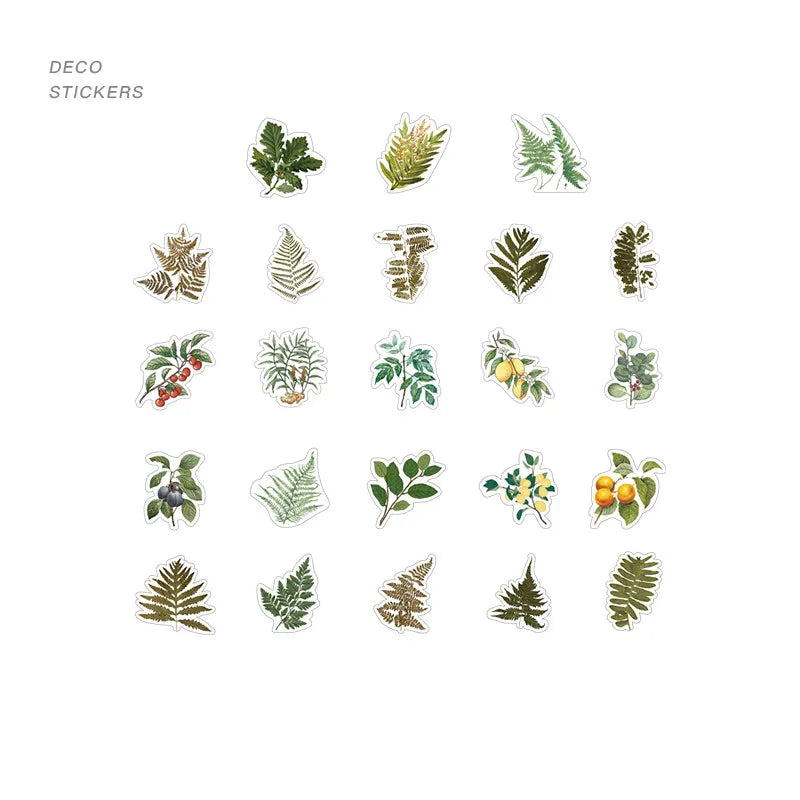 46pcs Per Pack Old Time Series Mini Boxed Stickers Retro Scrapbook Diary Sticker Set Notebook DIY Phone CaseLabel