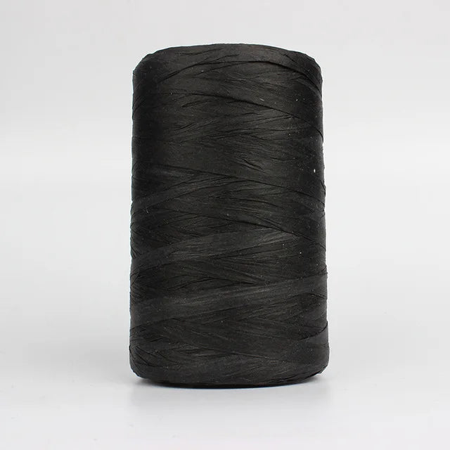 280-300 Meters Raffia Yarn For Hand Knitting Summer Raffia Straw Hats Bags Crochet Yarn Handmade Craft Knit Yarn Thread 24 Color