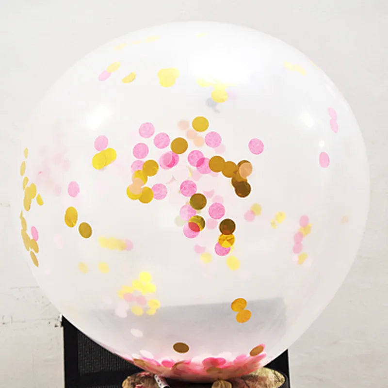 10Pcs 18 Inch Thick 10g Clear Latex Balloon Transparent Ballon Confetti Fills Balloons Wedding Decoration Birthday Party Ballon