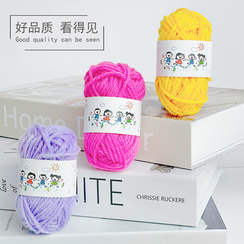 24Colors/Set Soft Yarn Fine Quality Hand-Knitting Thread Soft Warm DIY Cotton Wool Threads For Handmade Knitting Crochet Yarn