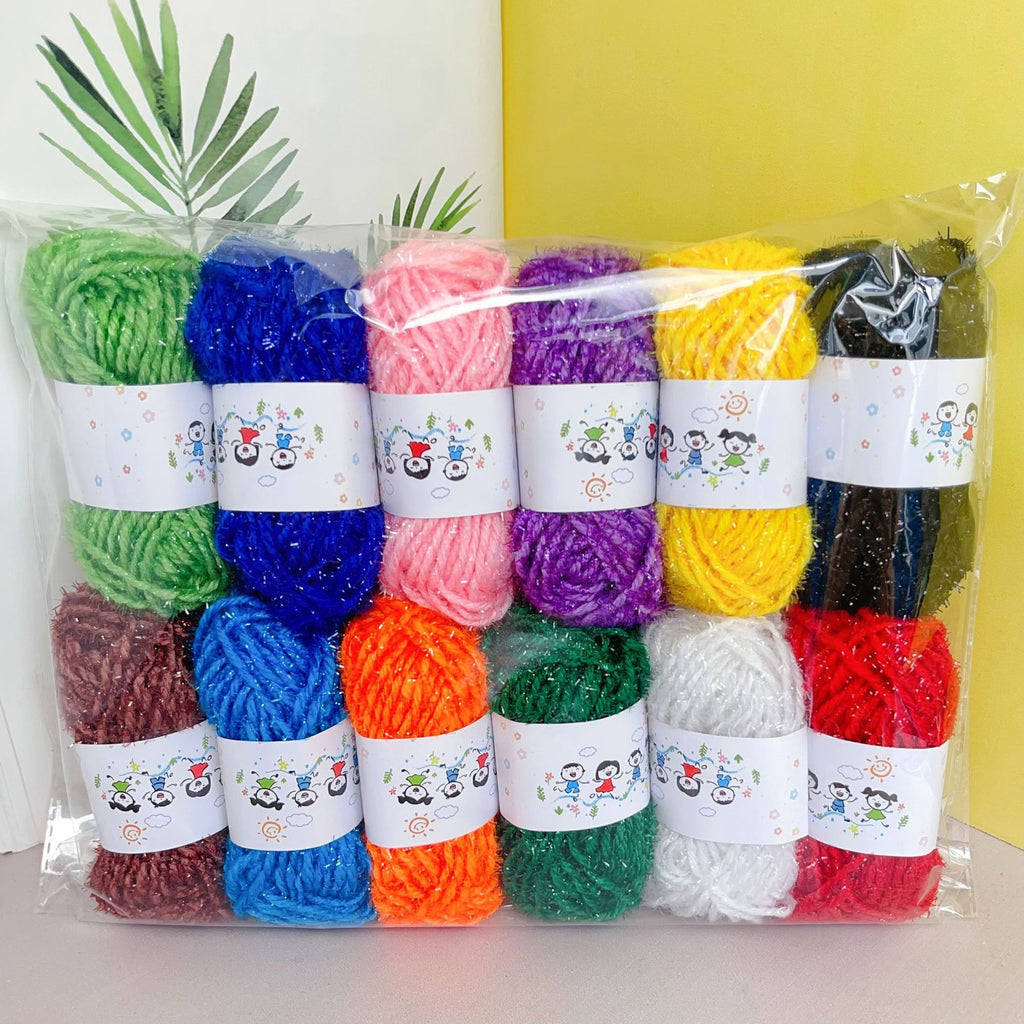 24Colors/Set Soft Yarn Fine Quality Hand-Knitting Thread Soft Warm DIY Cotton Wool Threads For Handmade Knitting Crochet Yarn