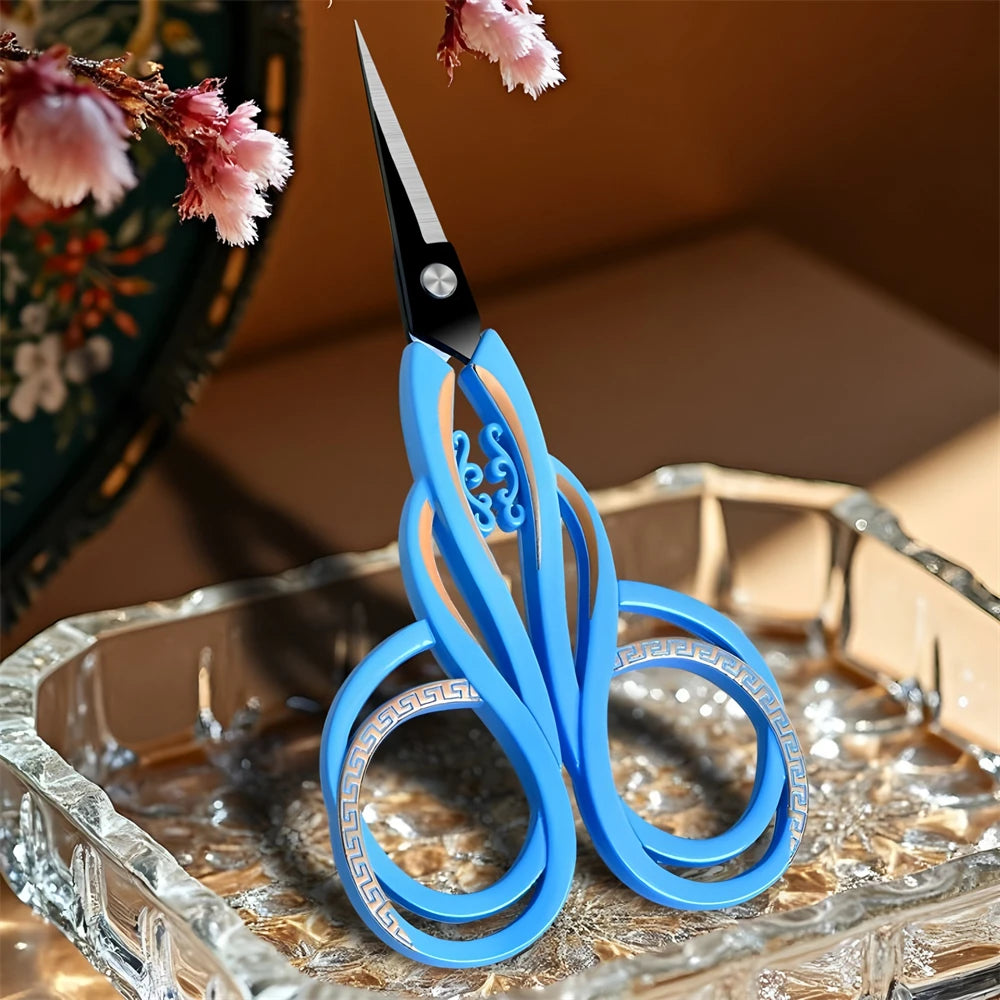1/3PCS, Retro Sewing Scissors Embroidery Cross-stitch Scissor Fabric Needlework DIY Arts Crafting Tool Thread Sewing Tools