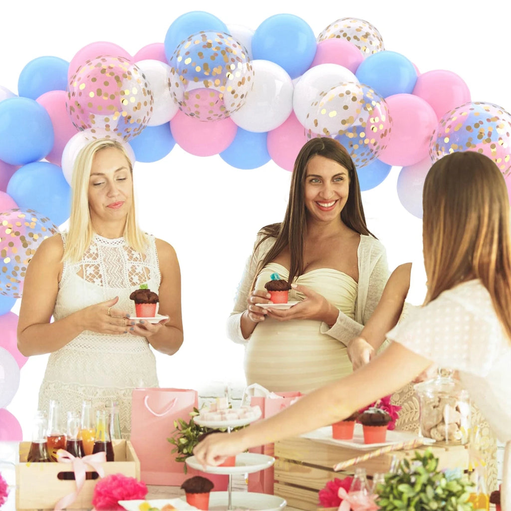 31/36/37/51/101Pcs Metallic Balloons Pearl Latex Balloon Gold Confetti Balloons for Birthday Weddings Baby Shower Party Decor