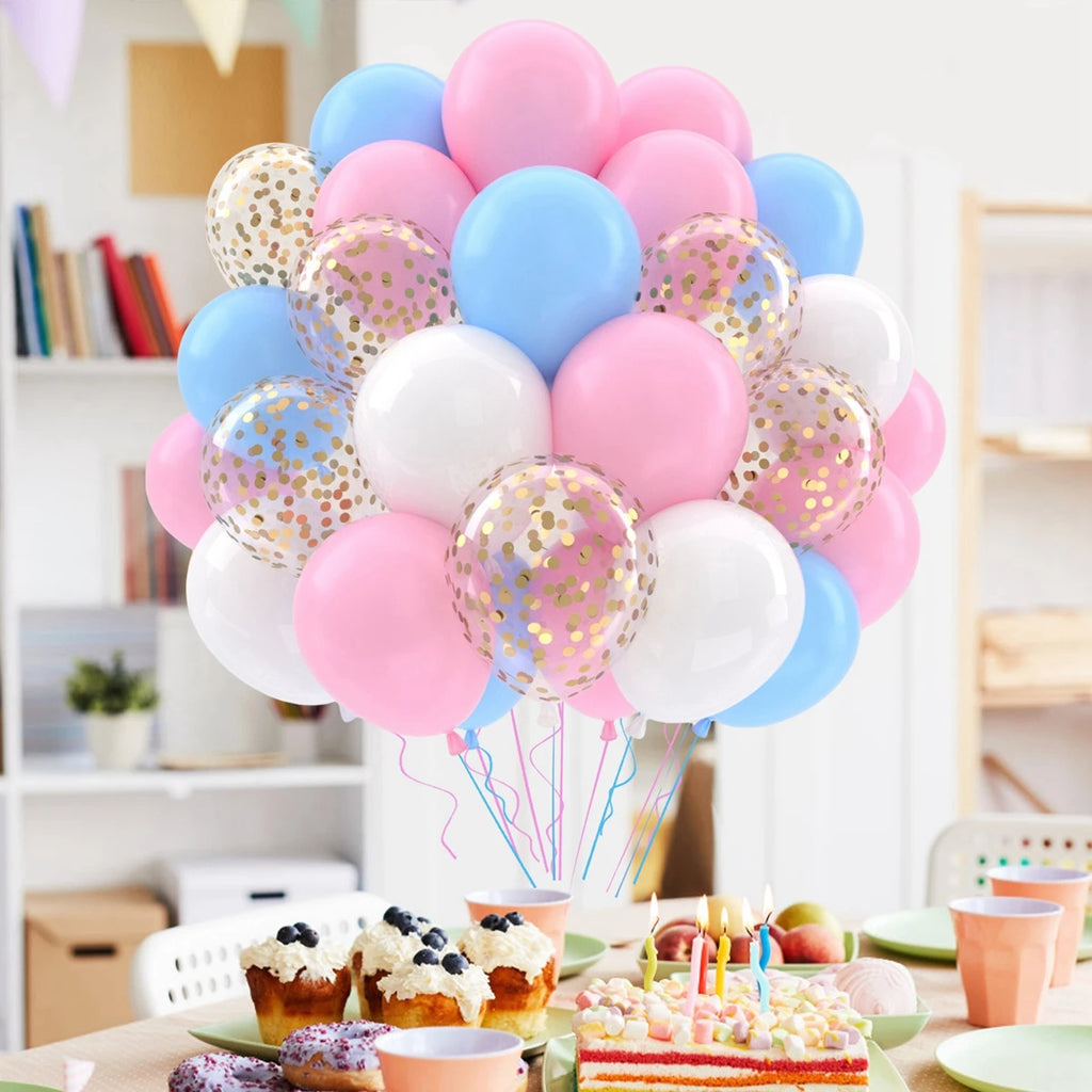 Metallic Balloons Latex Balloon Gold Confetti Balloons for Birthday Weddings Graduation Balloons Christmas Baptism Party Baloons