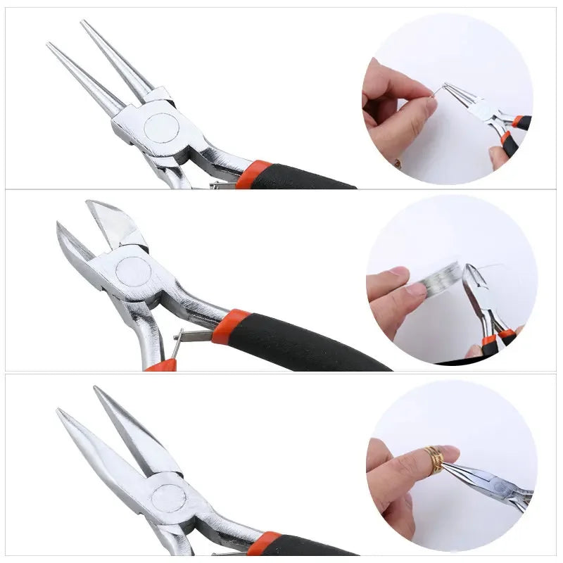 Jewelry Making Supplies Kit with Jewelry Tools, Jewelry Copper Wires Thread and Jewelry Findings for Jewelry Making