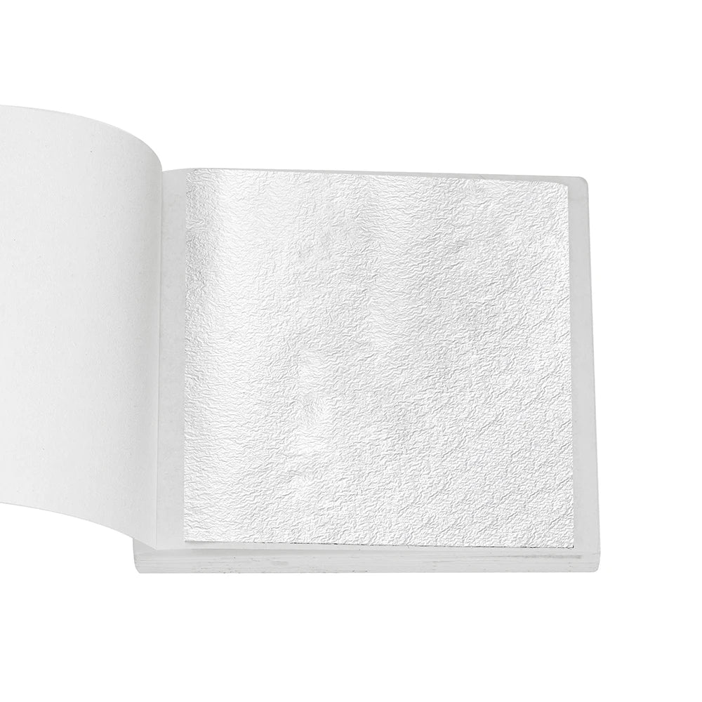 100Sheets Imitation Gold Foil Paper Leaf Gilding Epoxy Resin Fillings for DIY Epoxy Resin Mold Crafts Nail Art Home Decorations