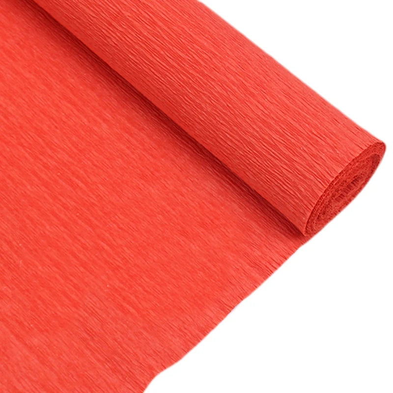 5x250cm Roll Crinkled Crepe Paper decorative Flower for easter children's day party kid child DIY handmade creative papers