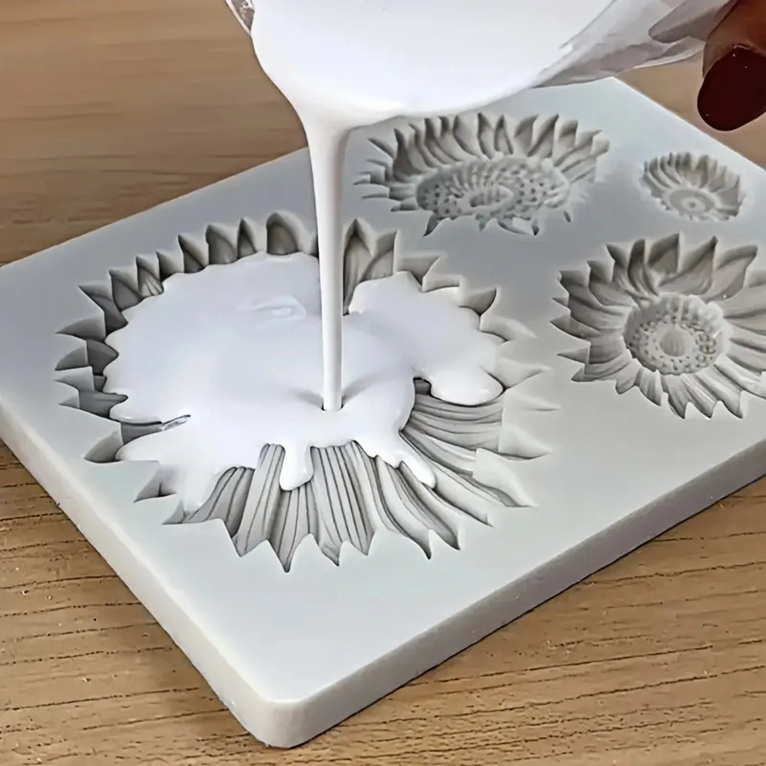 Casting Plaster Powder, Fine Craft Plaster Powder, Concrete for Casting, White Relief Casting Powder, Perfect for Craft