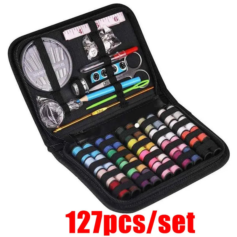 Sewing Kit with Case Portable Sewing Supplies for Home Traveler