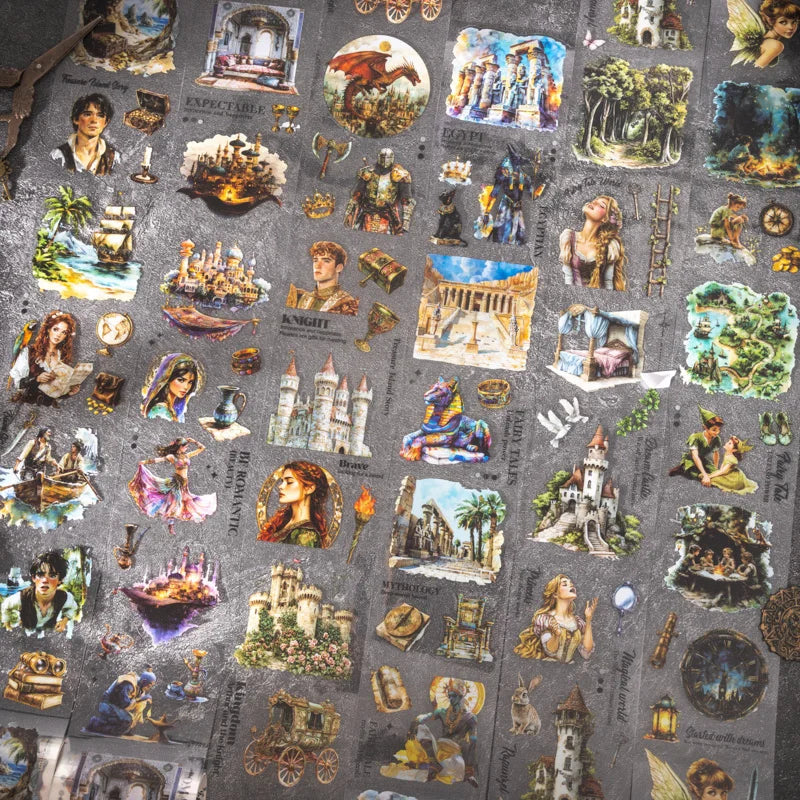 JIANQI 65mm*2m Aesthetic Stationery Stickers Washi Tapes Scrapbooking Supplies DIY stationery Journaling Masking tape