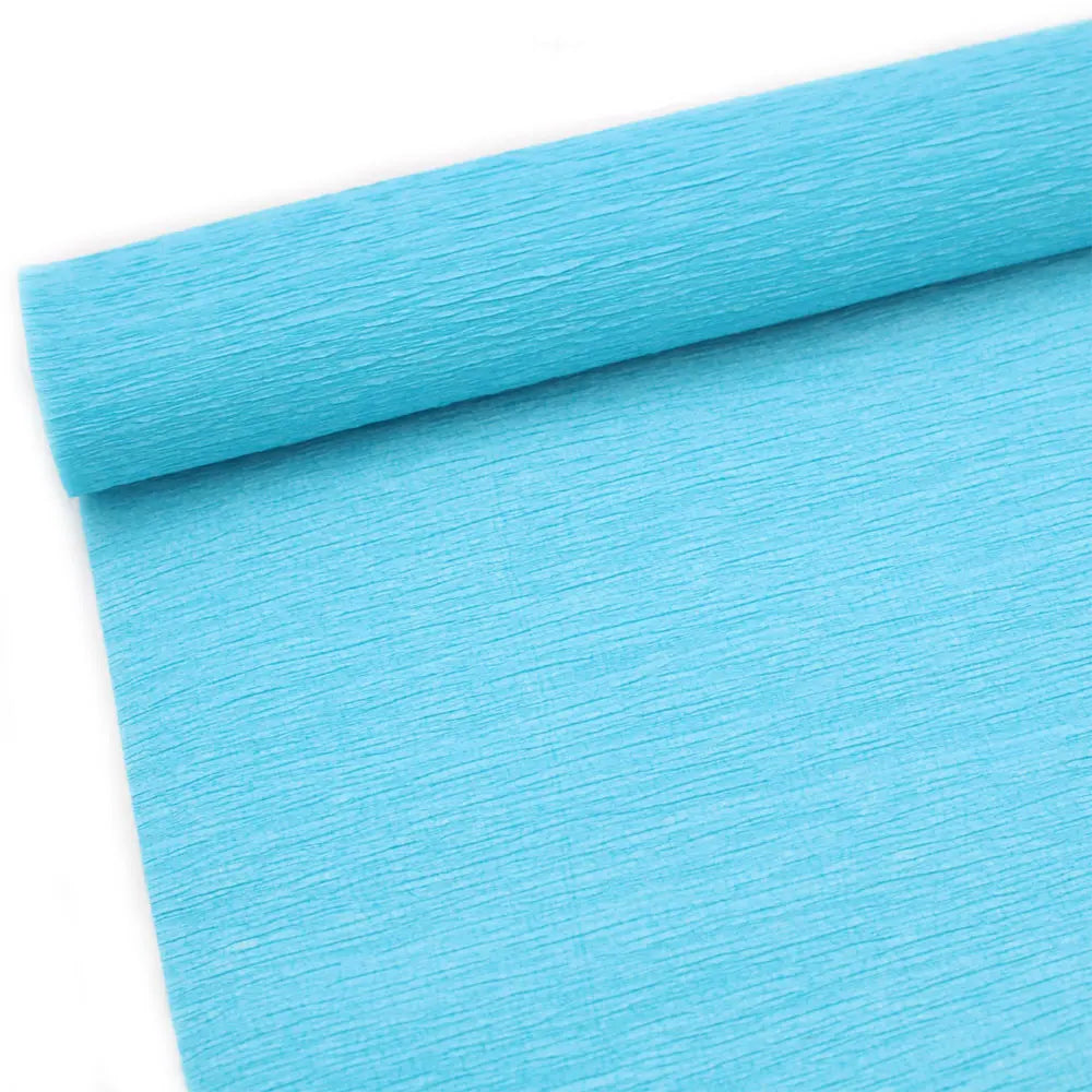 9.8"x8ft(25cm*250cm) Crinkled Crepe Paper Gifts Flower Wrapping Wedding Festive Party Decoration DIY Fold Scrapbooking Crafts