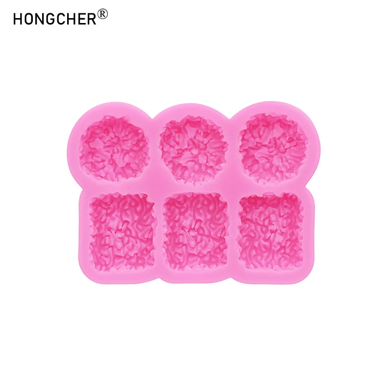 Swirl Heart Pentagram Round Candy Silicone Mold Handmade DIY Hair Clip Materials Resin Accessories Crafting Mold