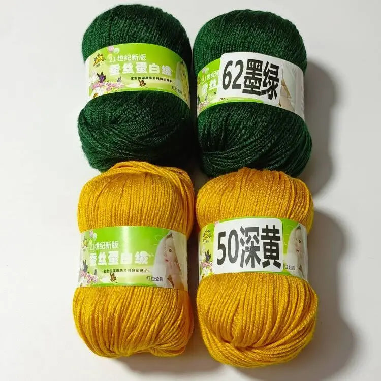 4PCS 200g Baby Cashmere Cotton Dot Yarn Soft Warm Lanas For Hand Knitting And Crochet Cloth milk cotton yarn