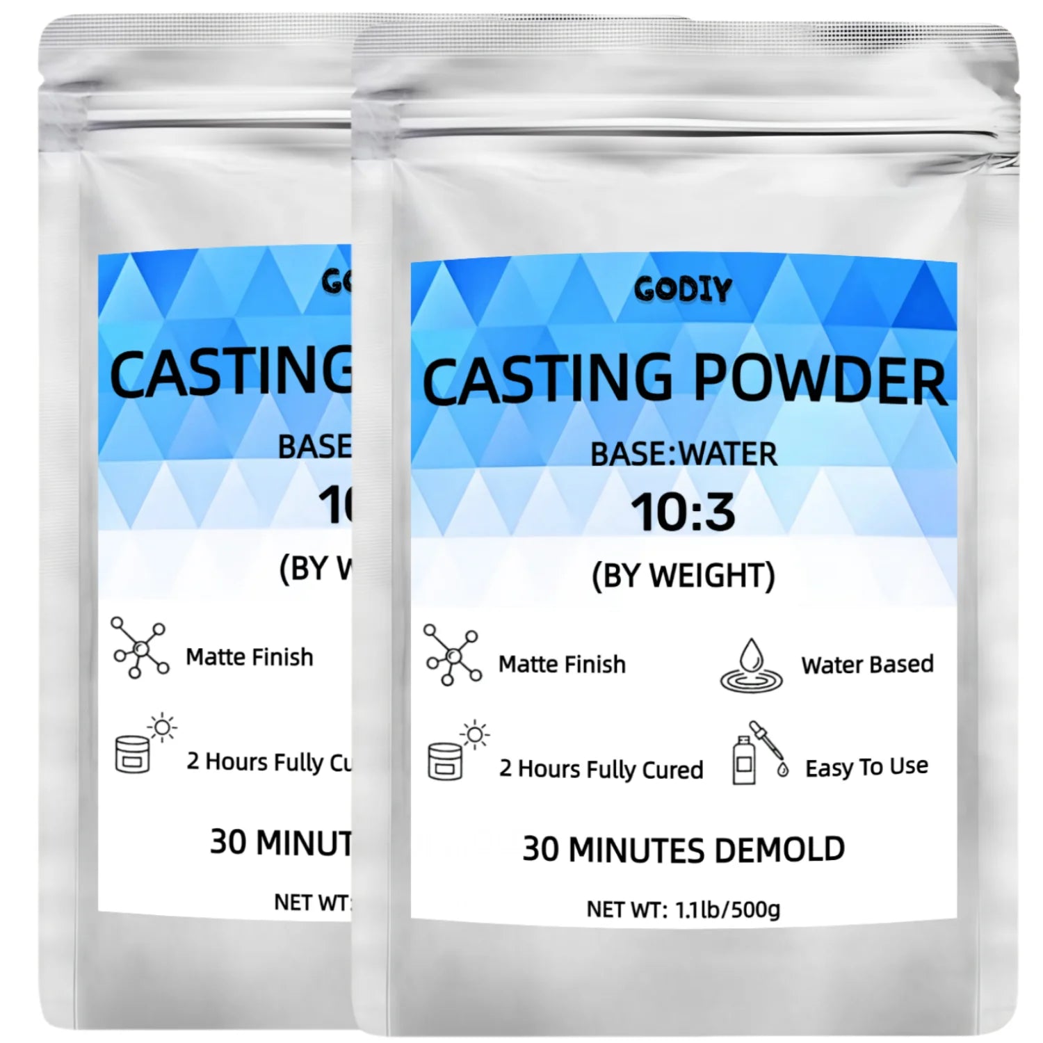 Casting Plaster Powder, Fine Craft Plaster Powder, Concrete for Casting, White Relief Casting Powder, Perfect for Craft