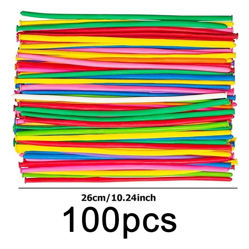 50/100pcs Balloons Latex Spiral / Long / Round Balloon Colored Festival Party Decorations Supplies DIY Birthday Wedding TMZ