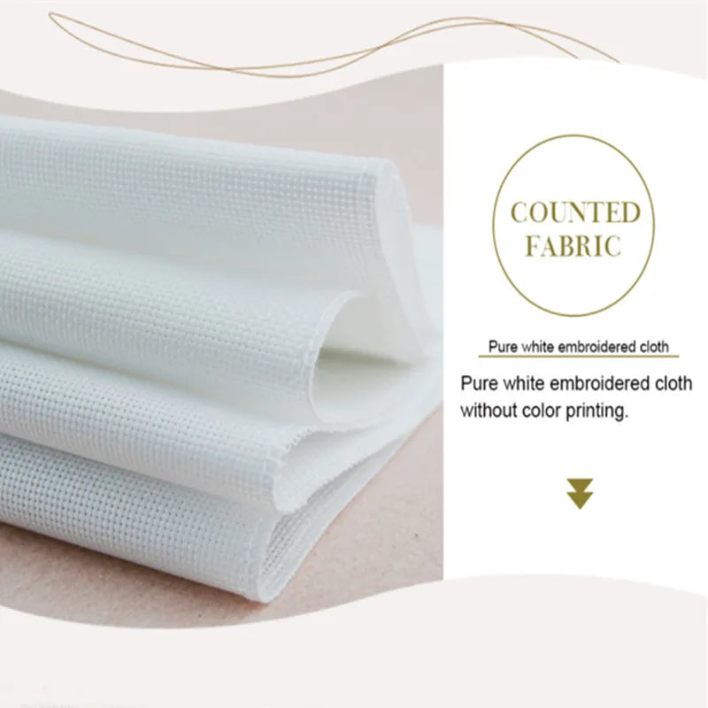 European Town Embroidery Cross Stitch Kit Unprinted Patterns 11 14CT Needlework DIY DMC Counted Cross Stitch Kits for Home Decor