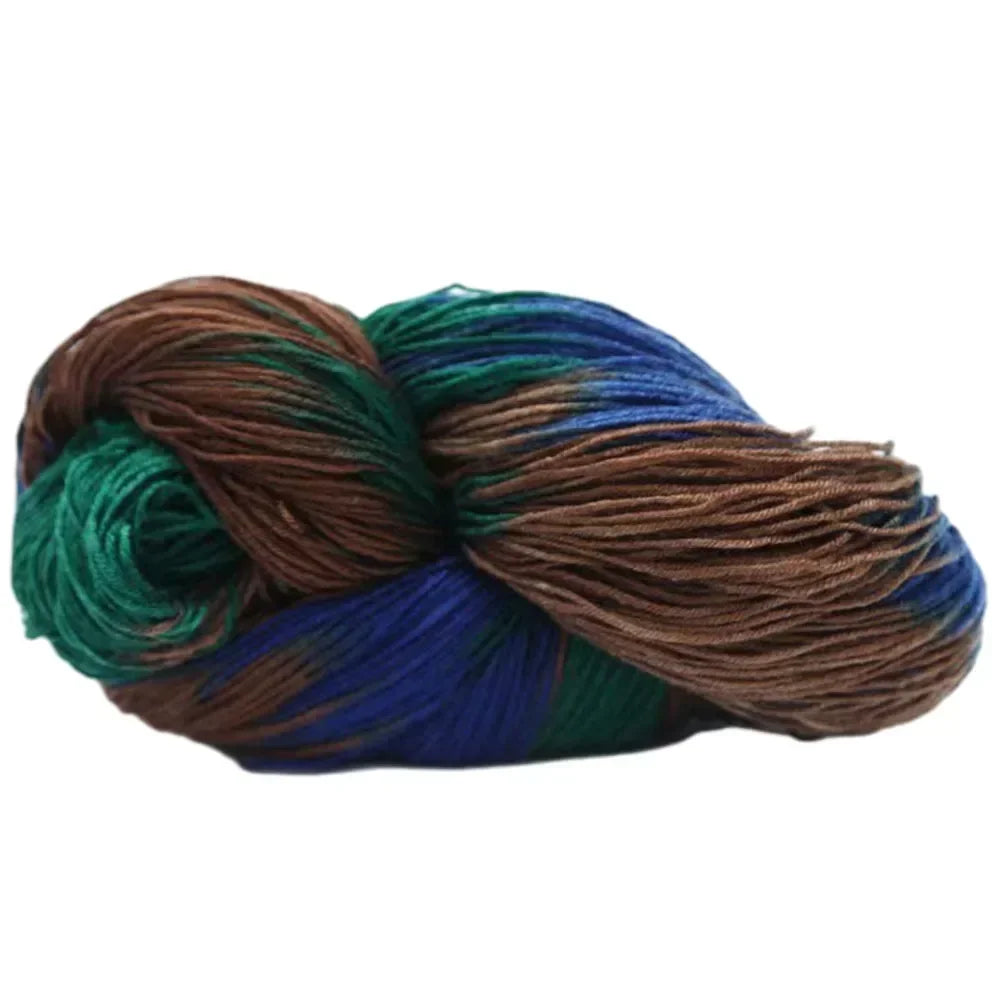 Easy To Use Diy Handmade Acrylic Yarn Baby Sweater Crochet Yarn Durability Rainbow Segment Scarf Package Content