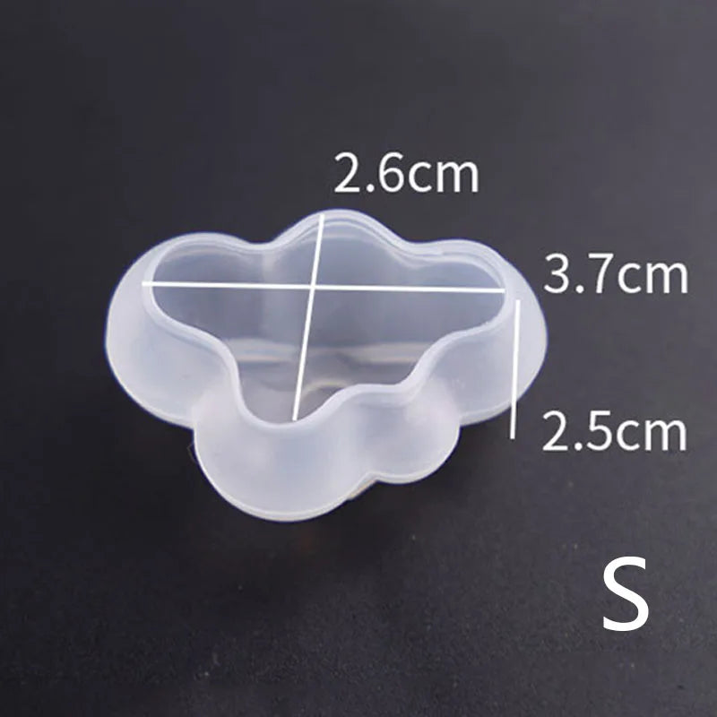 Cloud Candle Mold Silicone Mold Cute Jewelry Soap Making Mold Handmade Jewelry Making Tool DIY Soap Mold Candle Making Supplies