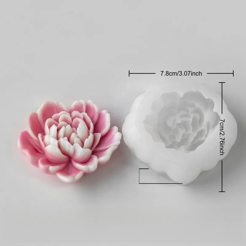 1One Strawberry-Shaped Silicone Mold-3DAromatherapy Candle Wax Mold，DIYBerry Shaped Candle and Soap，Durable、Flexible、Materials T