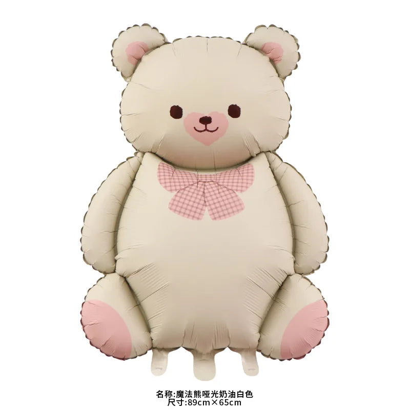 Brown Teddy Bear disposable tableware Teddy Bear party napkins plates cups kids Teddy Bear Birthday Party decoration Baby Shower