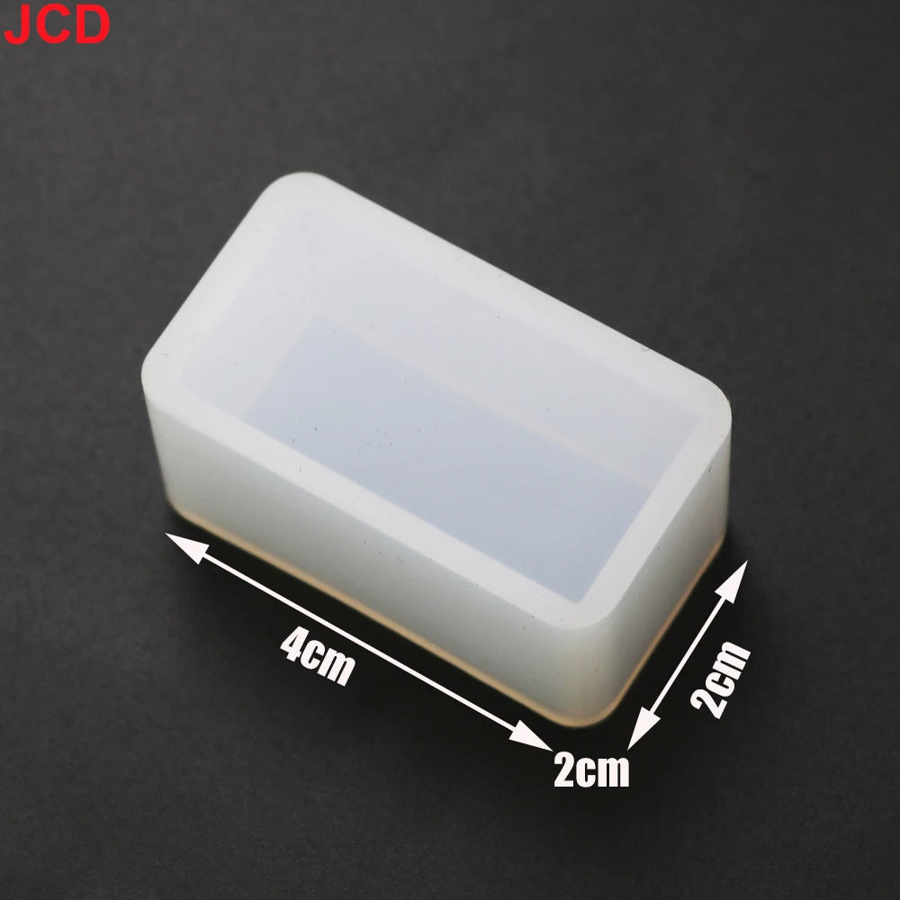 DIY Cube Rectangle Candle Crystal Glue Drop Silicone Mold Making Resin Swing Table Rectangle Ball Insect Dried Flower Specimen