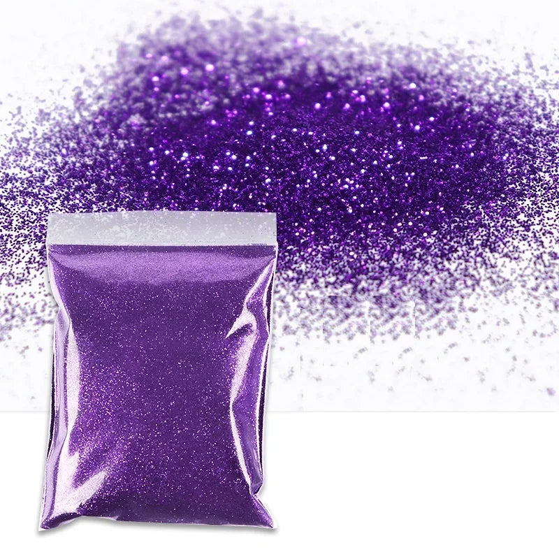 100g/50g Holographic Laser Extra Fine Glitter Dazzling Nail Glitter Powder DIY Art Crafts Resin Tumbler Decoration Shiny Glitter