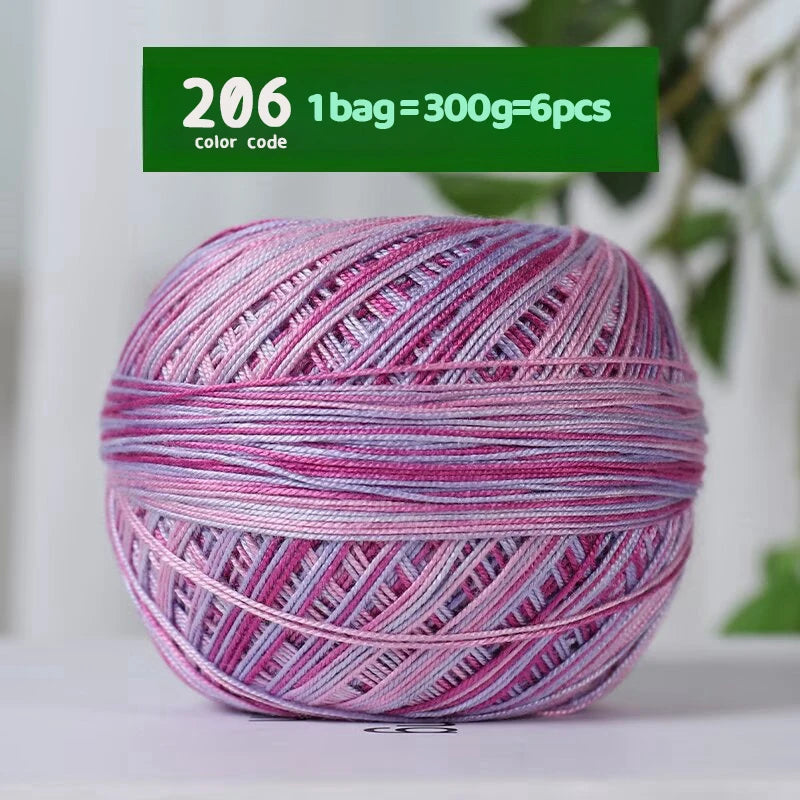 No. 7 Lace Yarn - Bamboo Fiber Linen Summer Crochet Yarn 50g