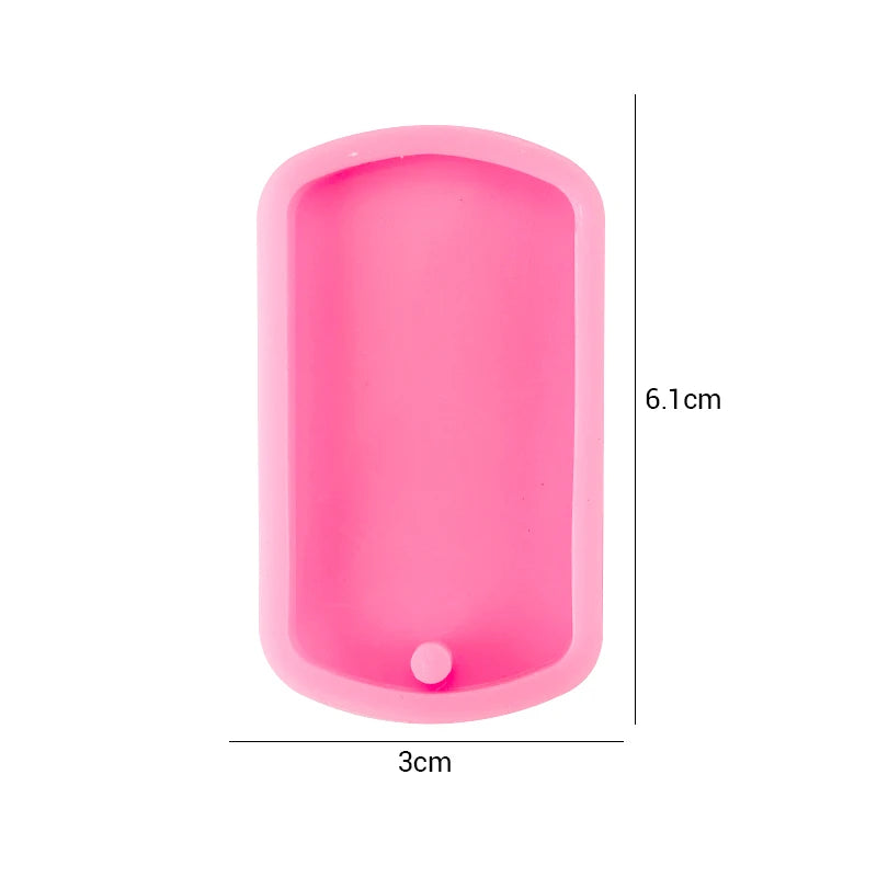 Dog Paw Print Resin Molds Heart Shape Keychain Casting Silicone Molds for Key Chain Pendant Making Epoxy Resin Craft Jewelry DIY