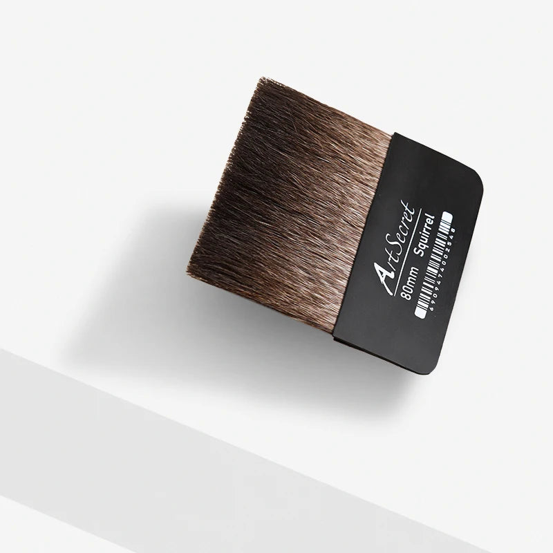 Artsecret Squirrel Hair Flat Paint Brush Golden Foil Paper Art Brush for Arts Painting Gilding Crafting Decoration