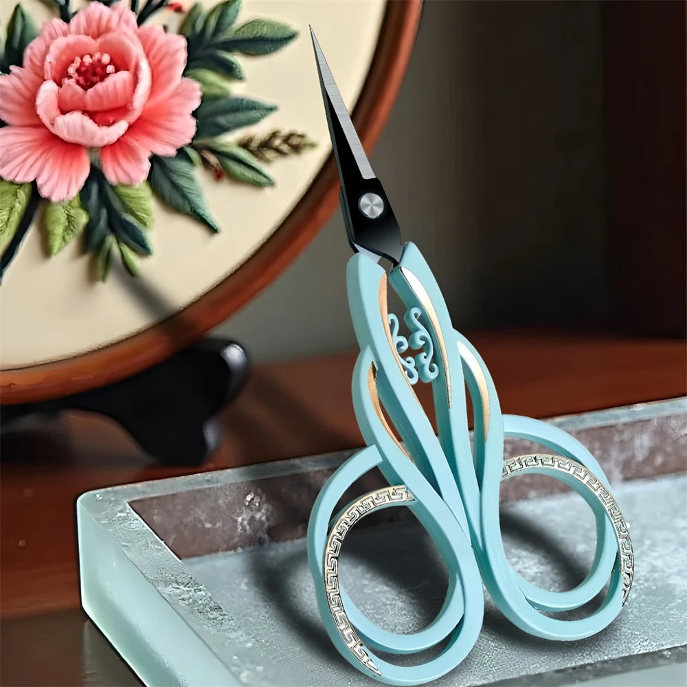 1/3PCS, Retro Sewing Scissors Embroidery Cross-stitch Scissor Fabric Needlework DIY Arts Crafting Tool Thread Sewing Tools
