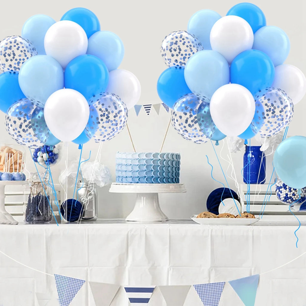 31/36/37/51/101Pcs Metallic Balloons Pearl Latex Balloon Gold Confetti Balloons for Birthday Weddings Baby Shower Party Decor