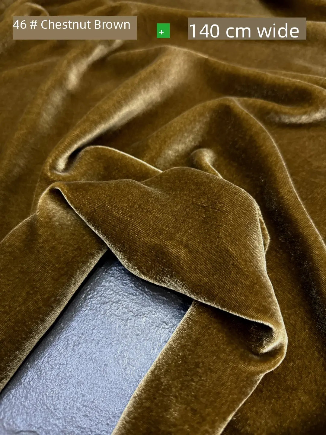 40 Colors Silk Velvet Fabric - Black Mulberry Silk Velvet for High-End Dress- Luxurious Gold Silk Velvet Material