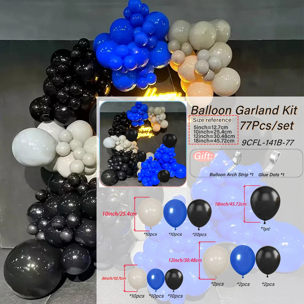 Balloons are used to dress up wedding, gender reveal, Thanksgiving, holiday party bridal shower, birthday party decorations