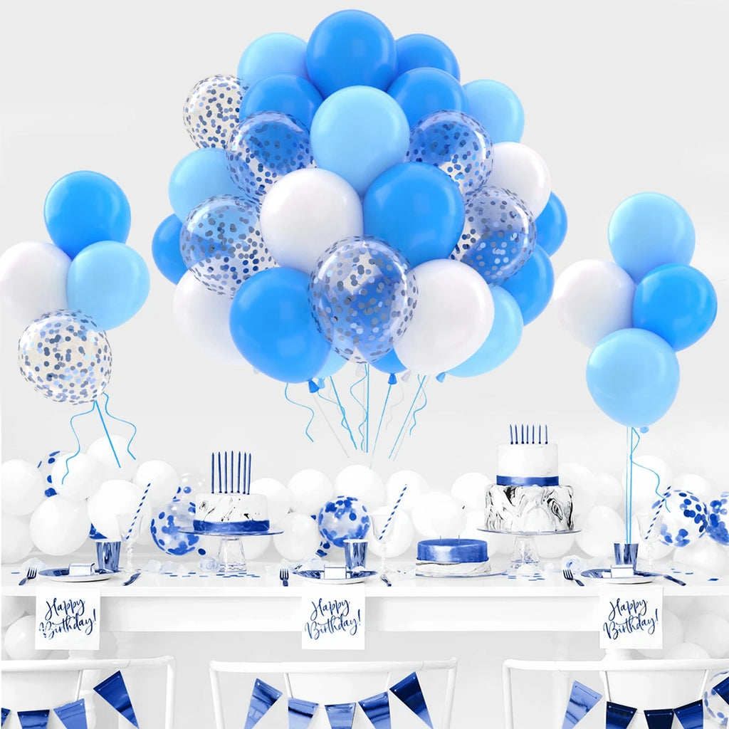 31/36/37/51/101Pcs Metallic Balloons Pearl Latex Balloon Gold Confetti Balloons for Birthday Weddings Baby Shower Party Decor