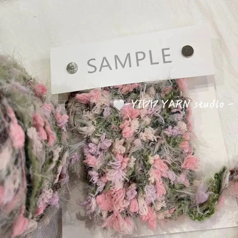 125g/roll Green Yarn Tricot Wool Blends Diy Hand Knitting Features Hand Mixed Plush Yarn Wool Ball Crochet Woven Hairpin Sweater