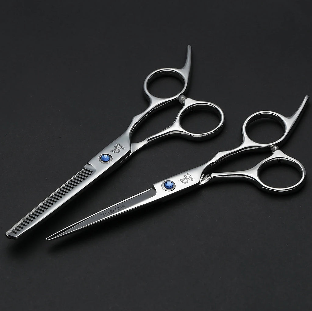 Hair Cutting Scissors Thinning Shears Kit Professional Barber Hairdressing Texturizing Salon Razor Edge Scissor Stainless Steel