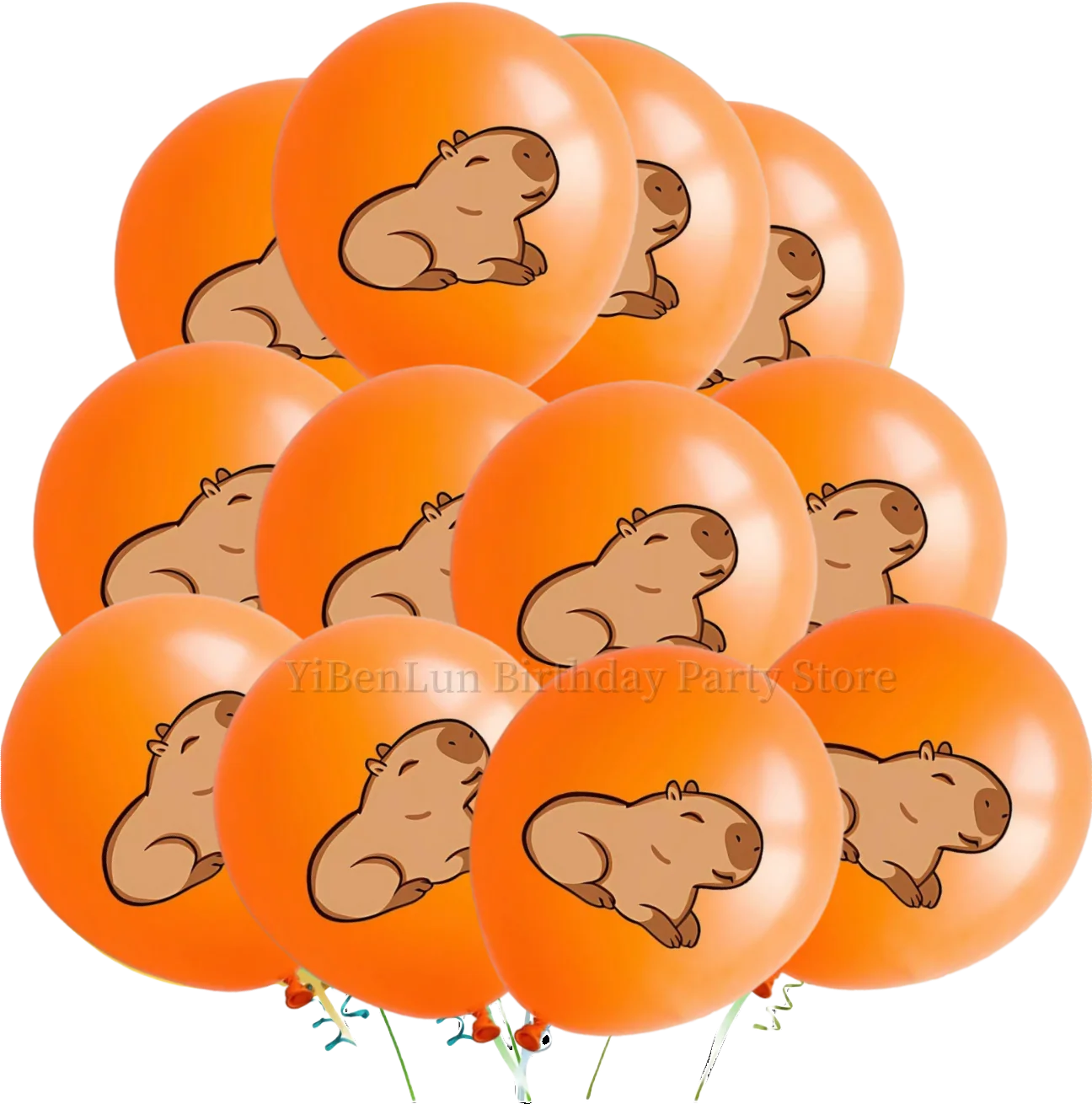 Child Capybara Balloons Capybara Party Decoration Balloons Aluminium Balloon Globos Baby Shower Capybara Party Favors Supplies