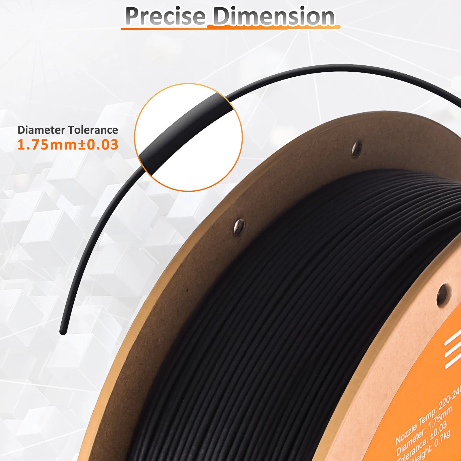 Eryone PP Carbon Fiber 0.7kg/PP 0.9kg Premium Filament 3D FDM Print,Safe Material PP,pp carbon fiber/pp filament